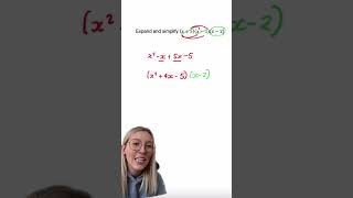 GCSE Maths Expanding Triple Brackets gcse gcsemaths mathsgcse maths revision stem exams [upl. by Maible671]