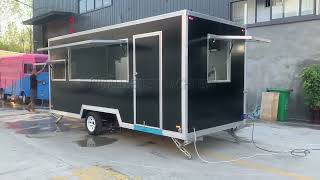 Food Trailer For Sale Food Trailer Testing Before Delivery From Factory [upl. by Yesnel]