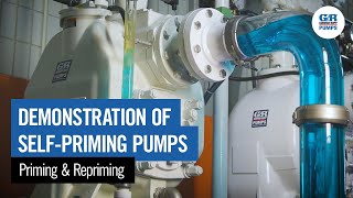 Demonstration of SelfPriming Pumps  Priming amp Repriming [upl. by Loy75]