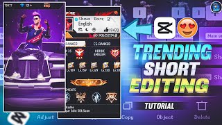 Trending Short Editing Tutorial Ff  Capcut Ff Profile Video Edited Tutorial  Sagar Editz [upl. by Sakmar748]