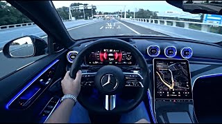 The New Mercedes C Class 2023 Test Drive [upl. by Aggappe]