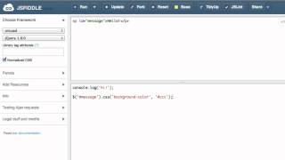 How to use JSFiddle [upl. by Delcina]