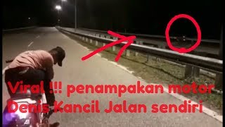 Viral Penampakan Motor Alm Denis Kancil Jalan sendiri [upl. by Enej]