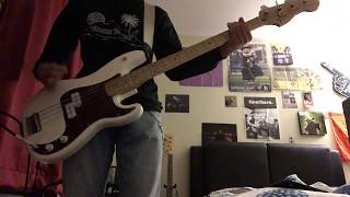 Pictures of Girls Bass Cover and Tabs in Description  Wallows [upl. by Elrebma]