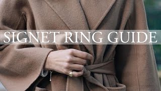 Complete Signet Ring Guide amp My Own Ring [upl. by Festatus]