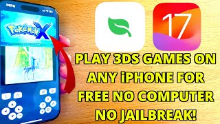 Install 3DS Emulator On iPhone iOS 17 NO COMPUTERJailbreak Play 3DS with Folium AppStore Emulator [upl. by Elyl]