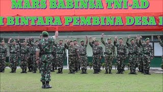 Mars BABINSA TNIAD  Bintara Pembina Desa [upl. by Gardol]