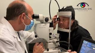 Treating Diabetic Retinopathy Laser with Dr Papastergiou [upl. by Aurelia]