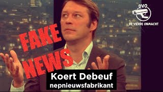 Nepnieuwsfabrikant Koert Debeuf Pants on Fire [upl. by Leahci]