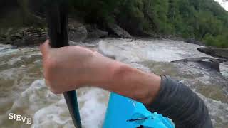 Dagger Kayaks Indra West Virginia Lower Meadow Lap [upl. by Nylsoj]