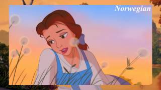 Beauty and the Beast  Belle Song One Line Multilanguage [upl. by Trudie]