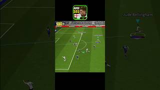 Unbelievable Bellingham 102 🔥☠️ efootball pes efootball2024 efootball2025 pesmobile shorts [upl. by Oilenroc]