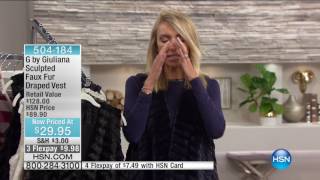 HSN  G by Giuliana Rancic Fashions 01192017  11 AM [upl. by Omolhs999]