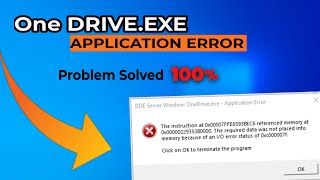 One driveexe Application Error DDE Server Windows Problem Solved 100 [upl. by Oelak]