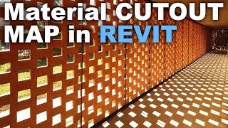 Material Cutout in Revit  Cutout Map Material Tutorial [upl. by Noslien]