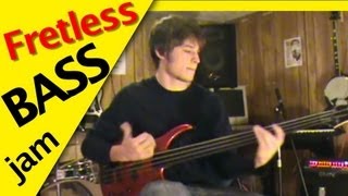 FRETLESS BASS JAM  Rob Scallon [upl. by Hopkins]