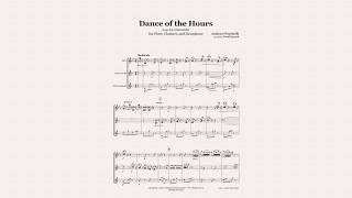 Dance of the Hours  Flute Clarinet Saxophone Trio Sheet Music [upl. by Kendal]