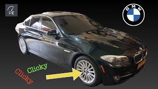 How to change front wheel bearings on a BMW F10 RWD 20102016 [upl. by Hanima]