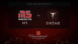 M5 vs EHOME  Loser Bracket Rd 4  English Commentary  Dota 2 International [upl. by Heger]