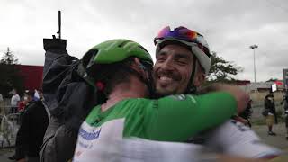 Tour de France Cav signs off hattrick in Valence [upl. by Shulins]