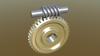 CAD Worm Gear Coroa MicroStation Mecanica  English subtitle [upl. by Kwapong]