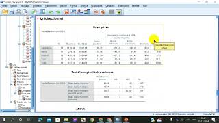 Analyse bivariée Anova avec Spss Part 2 [upl. by Ruder]