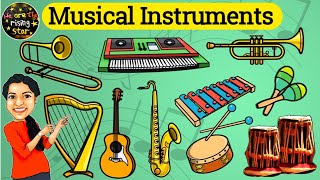 Musical Instruments Names  Musical Instruments Sounds  WATRstar [upl. by Vicky694]