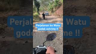 Perjalanan Extrime wisata WATU GODEK  music ayampakoy koi pengerjaan pekerjabangunan [upl. by Eiral]