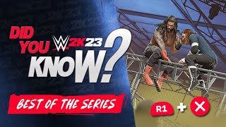 WWE 2K23 Did You Know The Best Secrets amp Easter Eggs in WWE 2K23 [upl. by Idnarb]