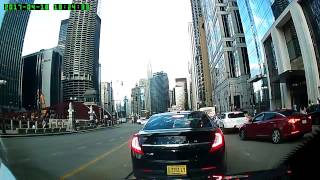 CITY OF CHICAGO CHAUFFEUR DRIVER LIMOUSINE CHANGING LINES WITH NO SIGNAL [upl. by Leveridge]