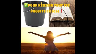 ✅POUR RÉUSSIR TOUT TES PROJETS EN 2024 ❗ [upl. by Heyer]