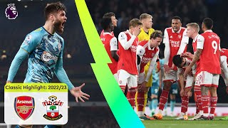 Last Minute DRAMA  Arsenal 33 Southampton  Classic Premier League Highlights [upl. by Eniamzaj692]