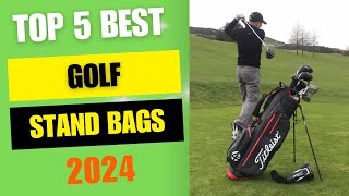 Top 5 Best Golf Stand Bags Review 2024 [upl. by Casey]