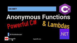 بررسی Anonymous Functions و Lambdas در سی شارپ [upl. by Gross]