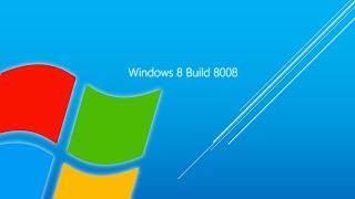 Taking a look at Windows 8 Build 8008 [upl. by Retluoc]