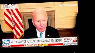 Biden calls Trump supporters GARBAGE [upl. by Neema]