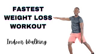 INDOOR WALKING WORKOUT  Fastest Weight Loss Workout for Beginners [upl. by Ettenay]