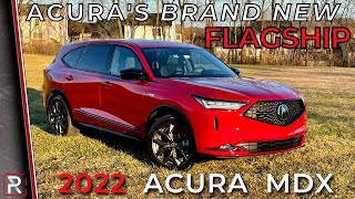 The 2022 Acura MDX ASpec is Acuras New 3Row Flagship Luxury SUV [upl. by Germano345]