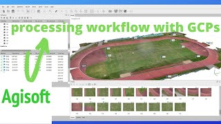 Agisoft Metashape orthophotomap processing workflow with GCPs [upl. by Sanburn750]