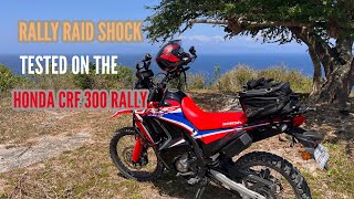 crf300l rally raid suspension tested [upl. by Htiek]