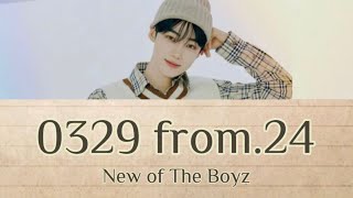 【日本語訳•歌詞•カナルビ】0329 from24 by NEWTHE BOYZ ドボイズ ニュー [upl. by Noeled]