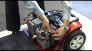 How to change mobility scooter batteries [upl. by Hanae]