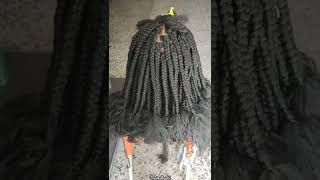 BOB YARN BRAIDS TUTORIAL FOR BEGINNERS YARN YARNBRAIDS SHORTS [upl. by Warfield541]