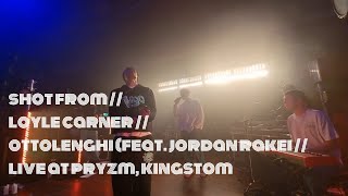 SHOT FROM  LOYLE CARNER  OTTOLENGHI FEAT JORDAN RAKEI  LIVE AT PRYZM KINGSTON 21102022 [upl. by Nodnar]