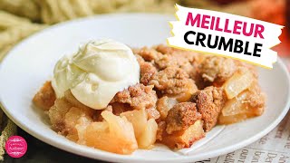 Crumble aux pommes  La recette facile rapide et inratable [upl. by Ylrahc]