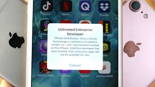 How To STOP Getting Apps Revoked Untrusted Developer Fix iOS 12 [upl. by Oirifrop]