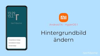 StartbildschirmHintergrundbild ändern  Xiaomi Android 14  HyperOS 1 [upl. by Mignonne]