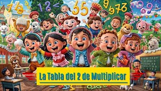 La tabla de multiplicar del 2 Song🎶🎵🎶 [upl. by Laiceps294]