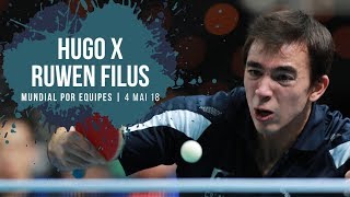 Hugo Calderano vs Ruwen Filus  TÃªnis de Mesa [upl. by Fagen]