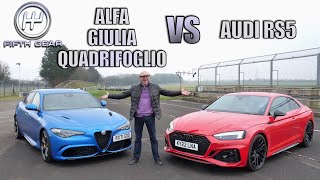 Alfa Giulia Quadrifoglio vs Audi RS5 ShootOut  Fifth Gear [upl. by Otsedom]